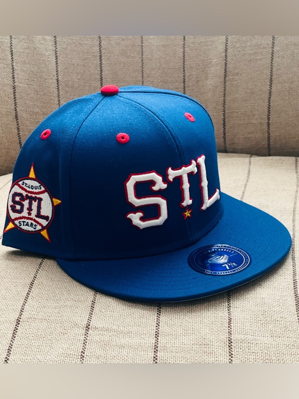 ST. LOUIS STARS Ebbets Field Flannels Negro League Baseball Varsity Fitted Hat